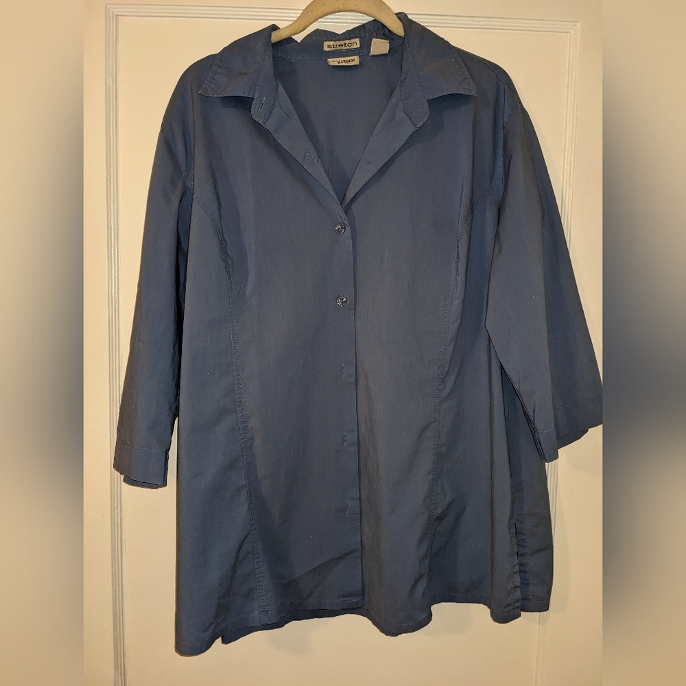 Baby Blue Button Up